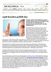 Social Media Marketing: 1538 Kunden gefällt das