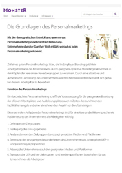 Grundlagen des Personalmarketings Fachartikel Grundlagen des Personalmarketings