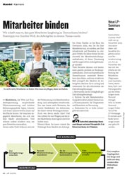 Mitarbeiter pflegen Fachliteratur Mitarbeiter binden